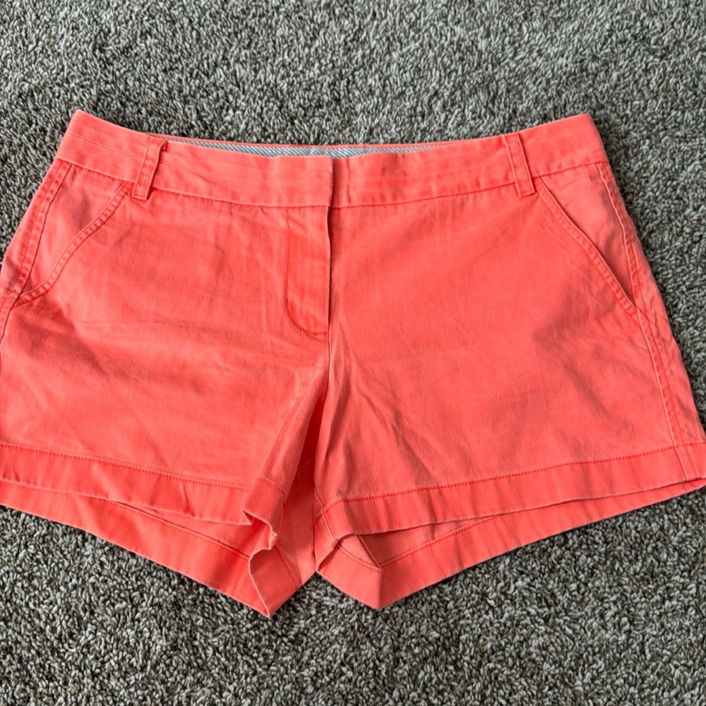 Women’s J Crew Size 12 Neon Orange Shorts